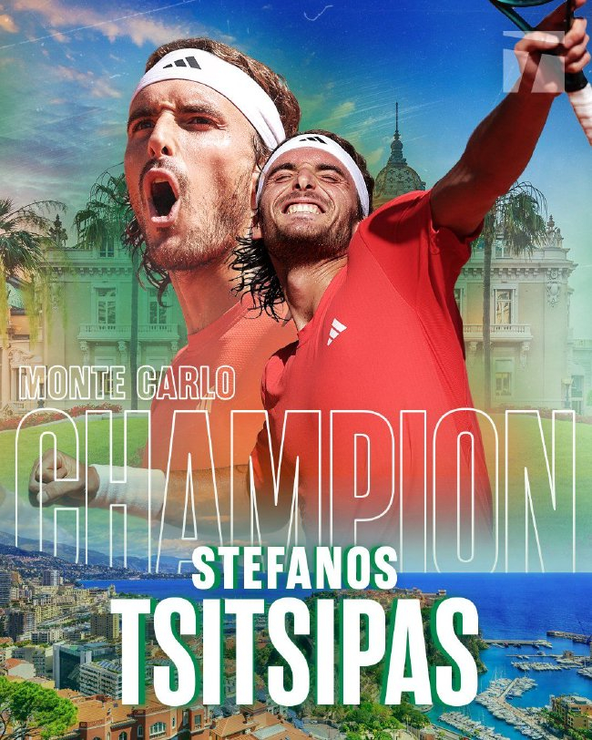 ATP总决赛完胜蒙特卡洛大师赛，西西帕斯刷新纪录