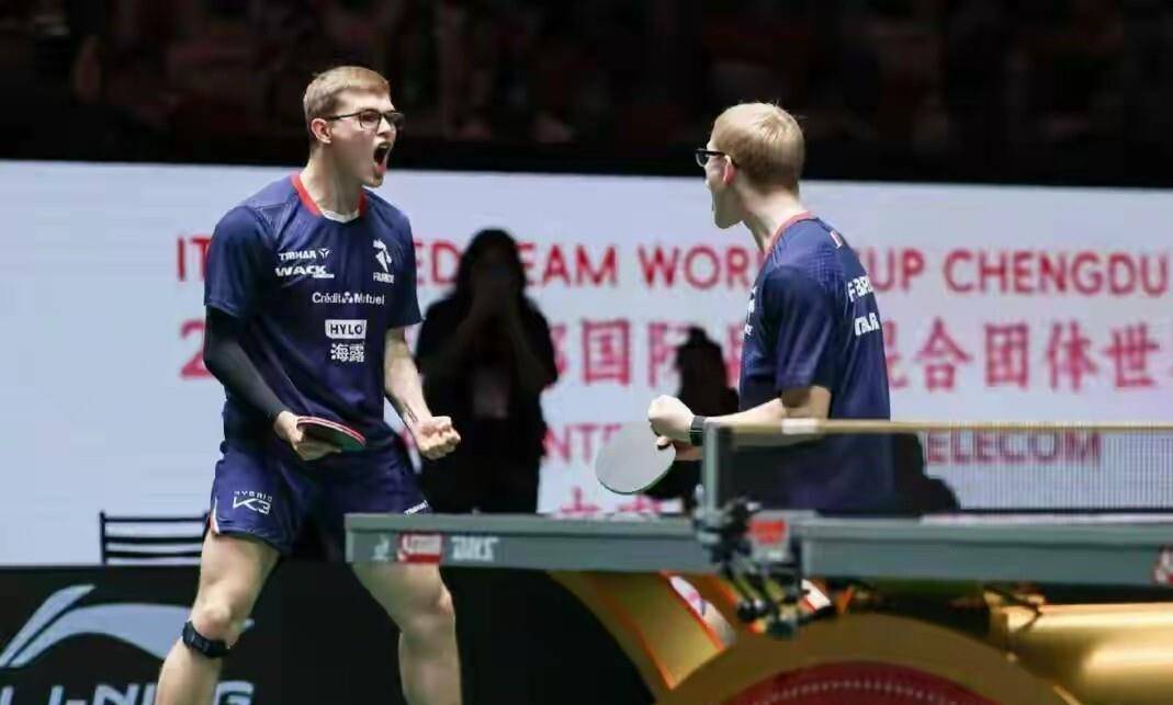 法国队横扫中国队，张本智和扛起全队